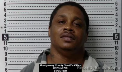 Mugshot of Nicholas Lamont Strickland booked in Montgomery County, Kansas on June 6, 2026