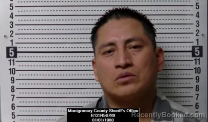 Booking photo from Montgomery County, Kansas