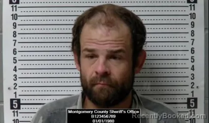 Mugshot of James Nicholas Moore booked in Montgomery County, Kansas on June 10, 2026