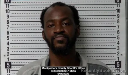 Mugshot of Don Eugene Marshall booked in Montgomery County, Kansas on June 16, 2026
