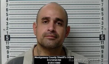 Mugshot of Arturo Michael Arredondo booked in Montgomery County, Kansas on June 19, 2026
