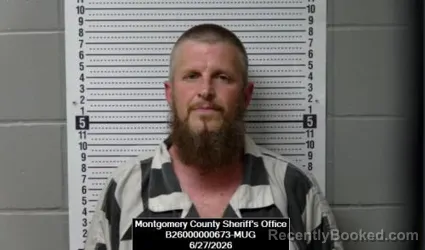Mugshot of Cody Daniel Melander booked in Montgomery County, Kansas on June 27, 2026