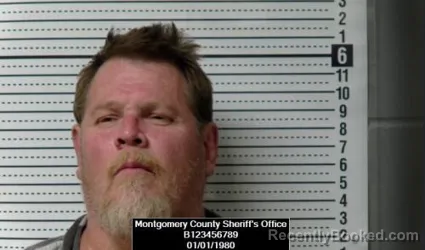 Mugshot of Shawn Gordon Timmerman booked in Montgomery County, Kansas on June 29, 2026