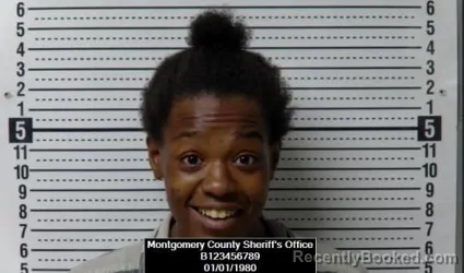 Mugshot of DeClisha Lakay Bey booked in Montgomery County, Kansas on July 4, 2026