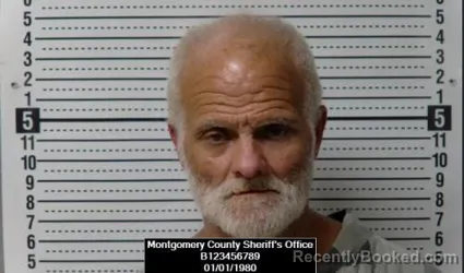Mugshot of David Wayne Seeley booked in Montgomery County, Kansas on August 2, 2026