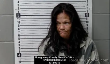 Mugshot of Leah Desiree Duncan booked in Montgomery County, Kansas on August 18, 2026