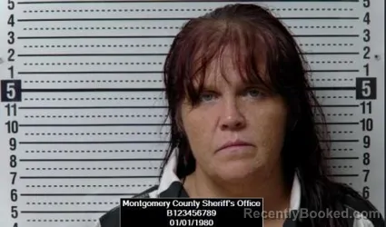 Mugshot of Amber Lea Myers booked in Montgomery County, Kansas on August 21, 2026