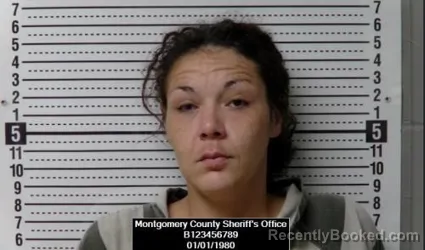 Mugshot of Jade Madison Davis booked in Montgomery County, Kansas on August 29, 2026