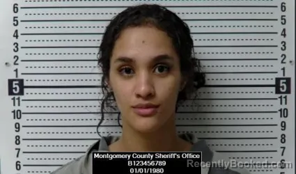 Mugshot of Kennedy Elgenia Curtis booked in Montgomery County, Kansas on September 8, 2026