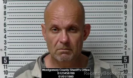 Mugshot of William Travis Barlow booked in Montgomery County, Kansas on September 30, 2026