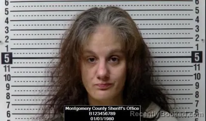 Mugshot of Alexandria Kaila Michelle Millett booked in Montgomery County, Kansas on October 20, 2026