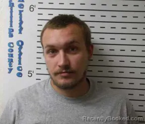 Mugshot of Nathan David Markin booked in Phillips County, Kansas on August 24, 2026