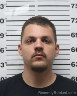 Mugshot of Quintin Aaron Holstrom booked in Pratt County, Kansas on March 27, 2026