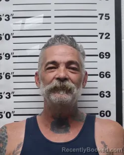 Mugshot of Randall Keith Reeves booked in Pratt County, Kansas on April 12, 2026