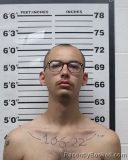 Mugshot of Konner Andrew James Anderson booked in Pratt County, Kansas on April 15, 2026