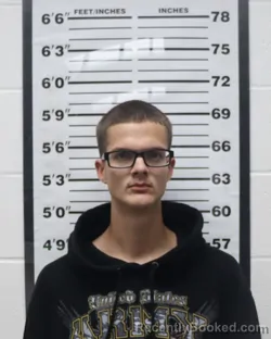 Mugshot of Kolton Ray Beckner booked in Pratt County, Kansas on August 8, 2026