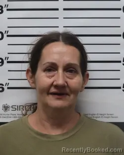 Mugshot of Angie Lee Bates booked in Pratt County, Kansas on September 9, 2026