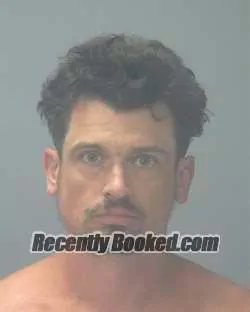 Booking photo from Santa Rosa County, Florida