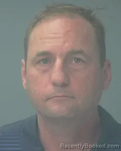 Mugshot of JUSTIN EAR HARRISON booked in Santa Rosa County, Florida on April 16, 2026