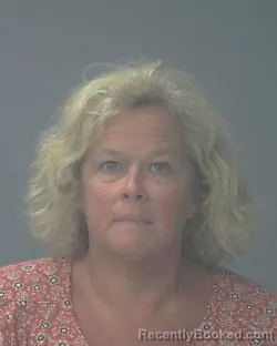 Mugshot of CYNTHIA PAIGE ALLMAN booked in Santa Rosa County, Florida on April 21, 2026