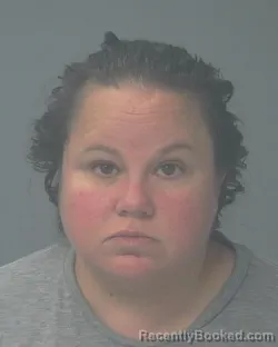 Mugshot of BRIDGETTE MARIE TICE booked in Santa Rosa County, Florida on April 22, 2026