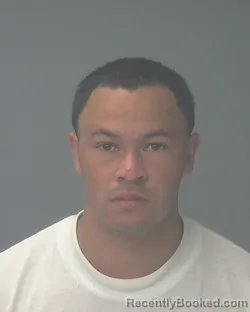 Mugshot of DARLIN JOEL CRUZ AGUILAR booked in Santa Rosa County, Florida on May 12, 2026