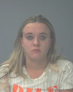 Mugshot of MACKENZIE MARIE LANE booked in Santa Rosa County, Florida on May 14, 2026