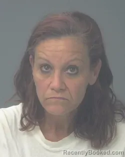 Mugshot of TEGINA DUBOSE HINSON booked in Santa Rosa County, Florida on May 15, 2026