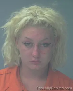 Mugshot of CHRISTINA ANGELINA PENNINGTON booked in Santa Rosa County, Florida on June 15, 2026