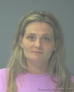 Mugshot of HAYLEE NICOLE STOFLET booked in Santa Rosa County, Florida on June 19, 2026
