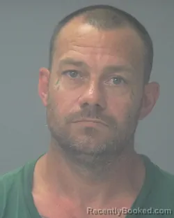 Mugshot of JUSTIN LEE DRIGGERS booked in Santa Rosa County, Florida on July 1, 2026