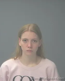 Mugshot of OLIVIA MICHELE RISTER booked in Santa Rosa County, Florida on July 8, 2026