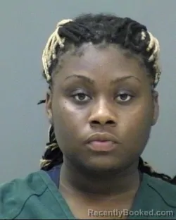 Mugshot of RASHAVIA JEMEKIA NYKIA MANUEL booked in Santa Rosa County, Florida on July 14, 2026