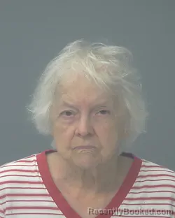 Mugshot of Linda Whitfield Segraves booked in Santa Rosa County, Florida on July 25, 2026