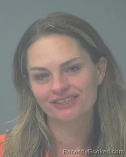 Mugshot of Haley Brooks Shelar booked in Santa Rosa County, Florida on July 29, 2026