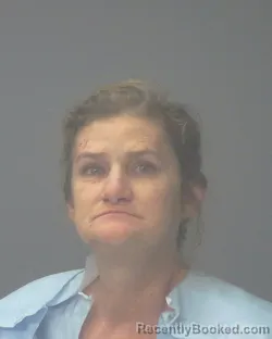 Mugshot of Angela Marie Hicks booked in Santa Rosa County, Florida on July 31, 2026