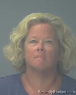 Mugshot of CYNTHIA PAIGE ALLMAN booked in Santa Rosa County, Florida on August 3, 2026