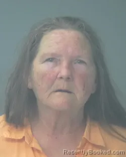 Mugshot of Brenda Lorine Leroux booked in Santa Rosa County, Florida on August 8, 2026