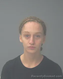 Mugshot of Danielle Marie Pequeno booked in Santa Rosa County, Florida on August 10, 2026
