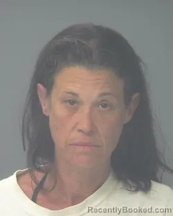 Mugshot of Christie Elaine Andrew booked in Santa Rosa County, Florida on August 12, 2026