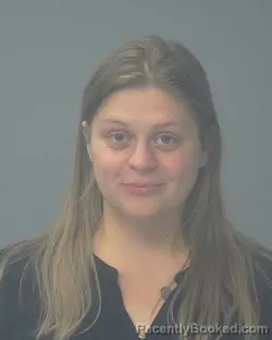 Mugshot of Haley Sue Ann Aileen Cole booked in Santa Rosa County, Florida on August 14, 2026