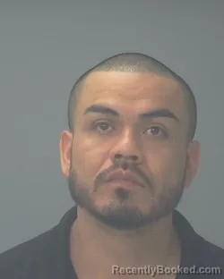 Mugshot of Jose Armondo Garcia Santos booked in Santa Rosa County, Florida on August 14, 2026