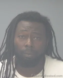 Mugshot of Patrick Terell Hart booked in Santa Rosa County, Florida on August 15, 2026