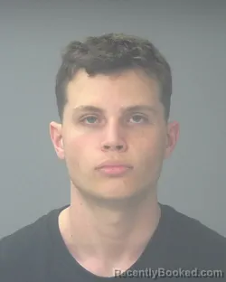 Mugshot of Cole Thomas Kilbury booked in Santa Rosa County, Florida on August 17, 2026