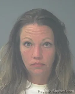 Mugshot of Laura Leeanne Watkins booked in Santa Rosa County, Florida on August 19, 2026