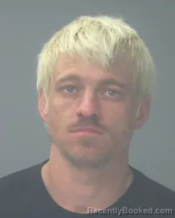 Mugshot of Zachary Sean Hathaway booked in Santa Rosa County, Florida on August 20, 2026