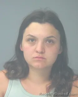 Mugshot of Hallie Elizabeth Mcintyre booked in Santa Rosa County, Florida on August 23, 2026