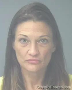 Mugshot of Kimberly Shae Lovelace booked in Santa Rosa County, Florida on August 23, 2026