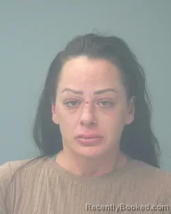 Mugshot of Alyssa Anne Casanova booked in Santa Rosa County, Florida on August 24, 2026