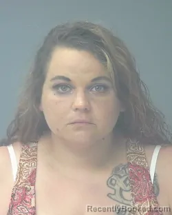 Mugshot of Lynsey Marie Ford booked in Santa Rosa County, Florida on September 17, 2026
